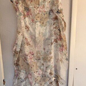 Lightweight Floral Multi-Colored Fashion Scarf - 72" L, 28" W